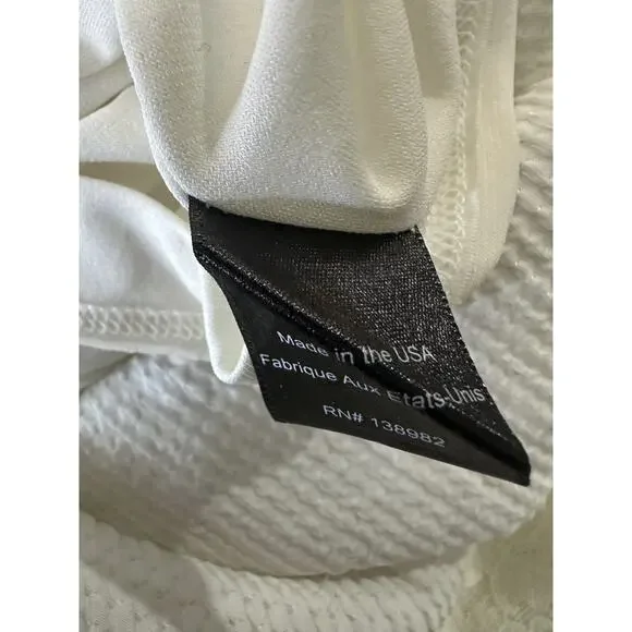 Dress the Population Sequin Tabitha Body Con Sheath Mini Dress Ivory Size Medium - Picture 7 of 13